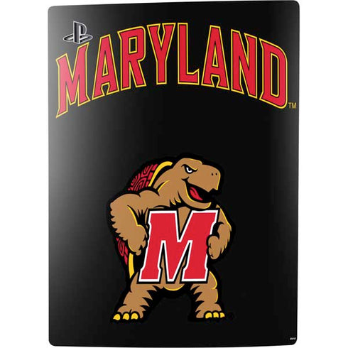 University of Maryland Collegiate Text PS5 Console Skin